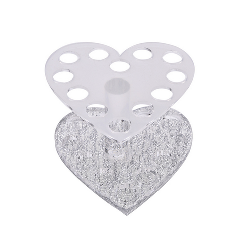 Heart Shape Brush Organizer